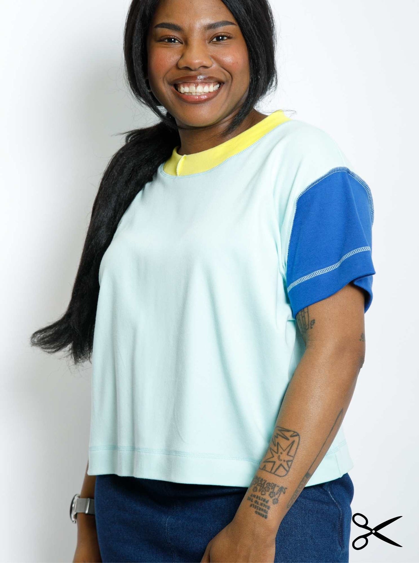 MTO - Colour Pop Tee - Soft Jersey Cotton - Mint