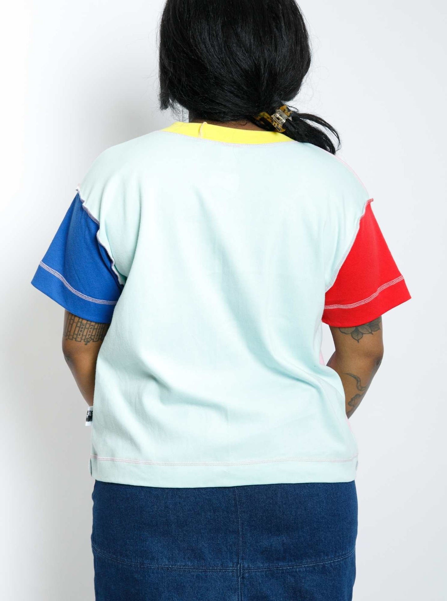 MTO - Colour Pop Tee - Soft Jersey Cotton - Mint