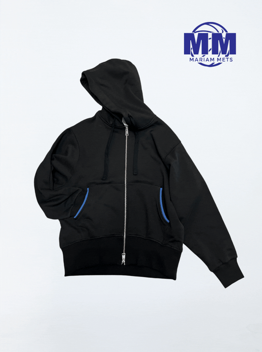 Hoops Black Hoodie - Pick Your Colour