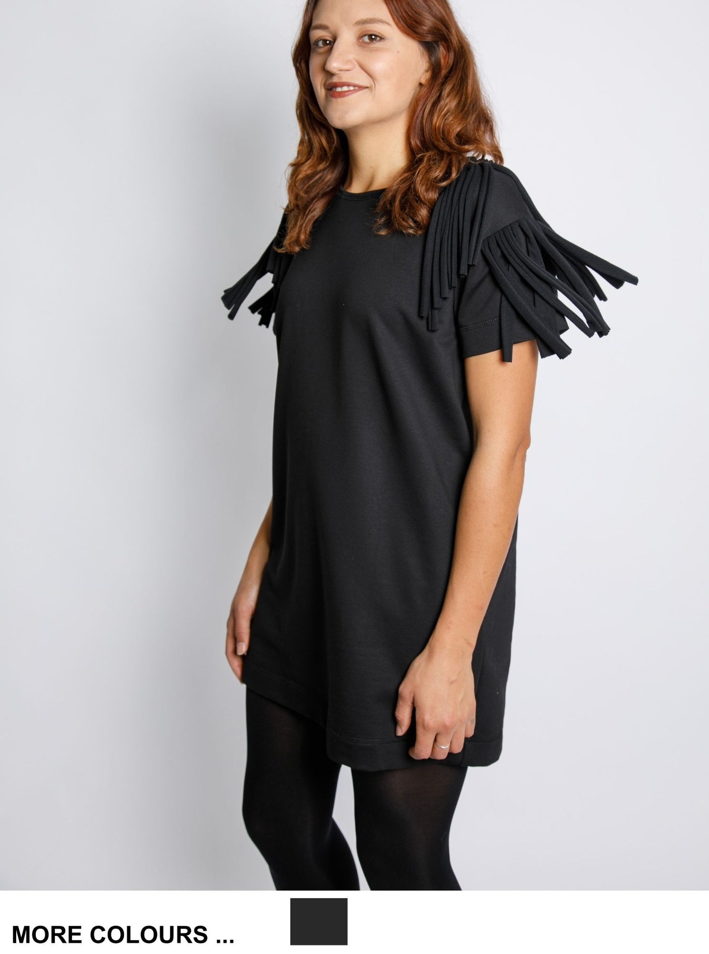 MTO - Block Phoenix Dress - Black