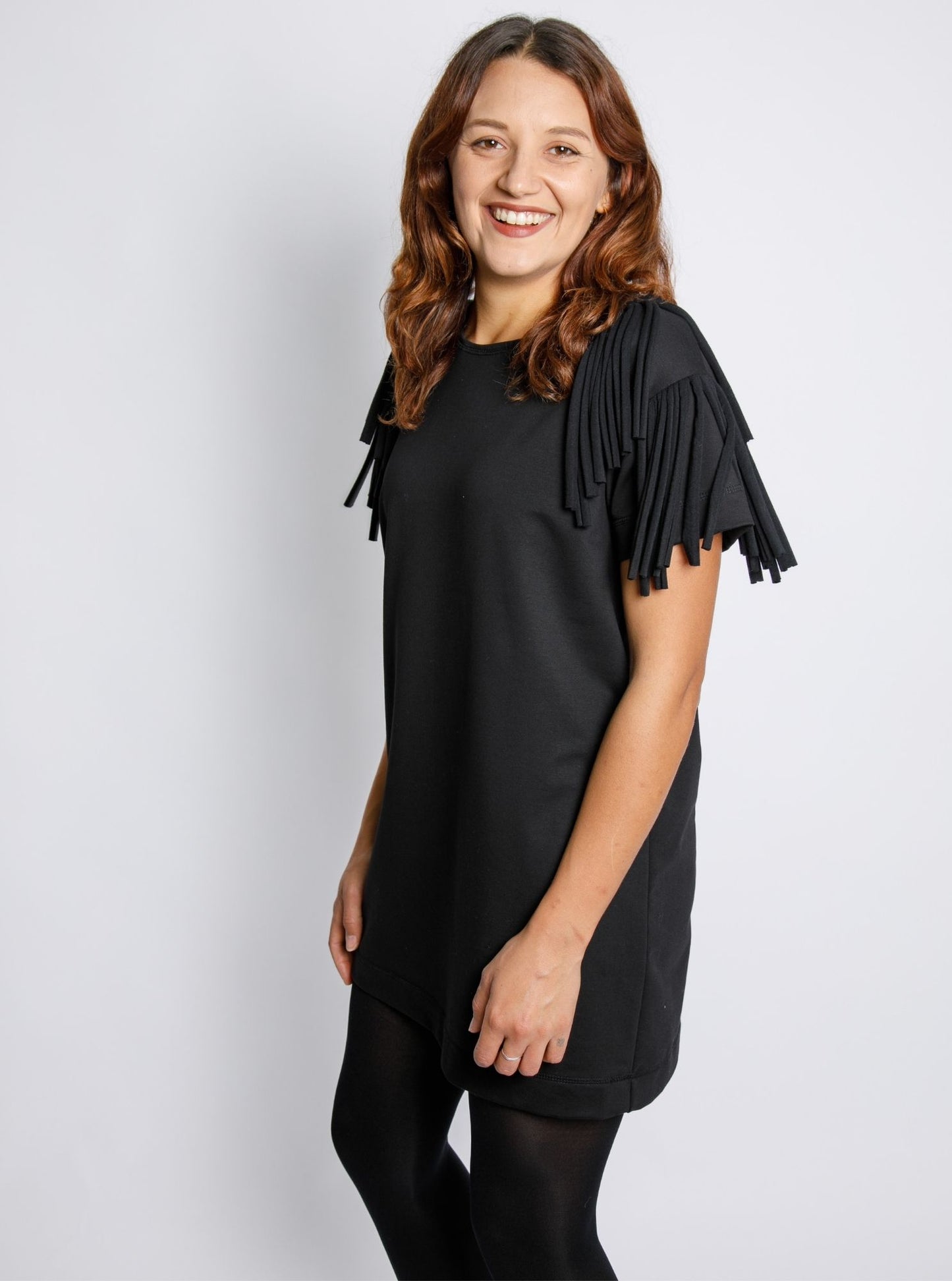 MTO - Block Phoenix Dress - Black