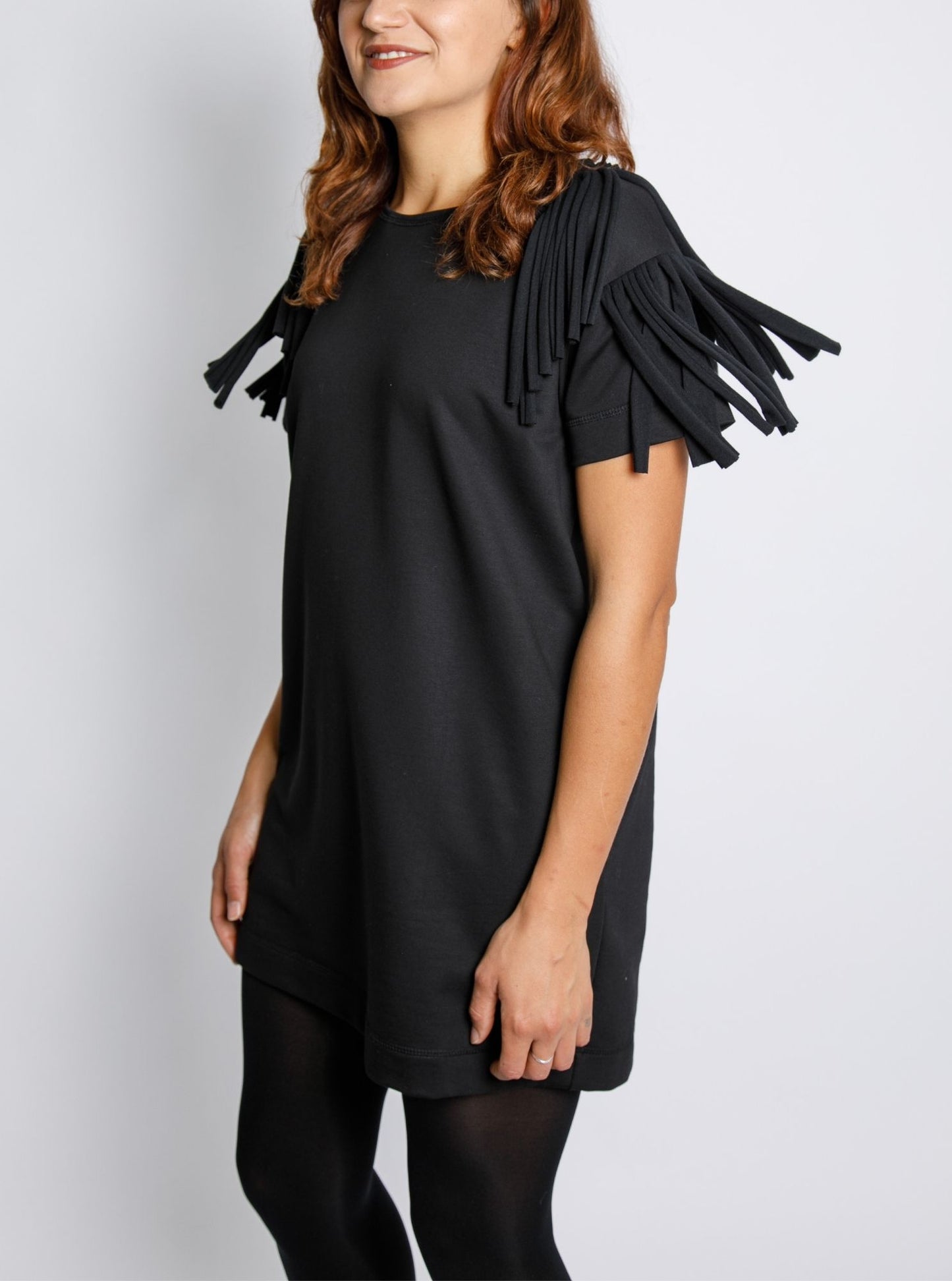 MTO - Block Phoenix Dress - Black