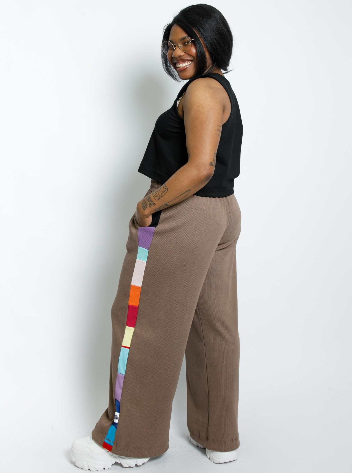 MTO - Chloe Serge Trousers- Teal