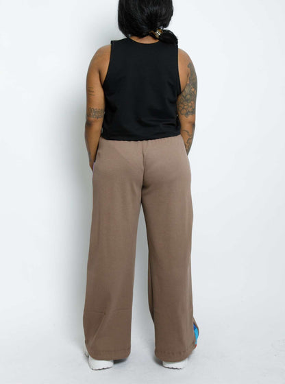 MTO - Chloe Serge Trousers- Deep Red