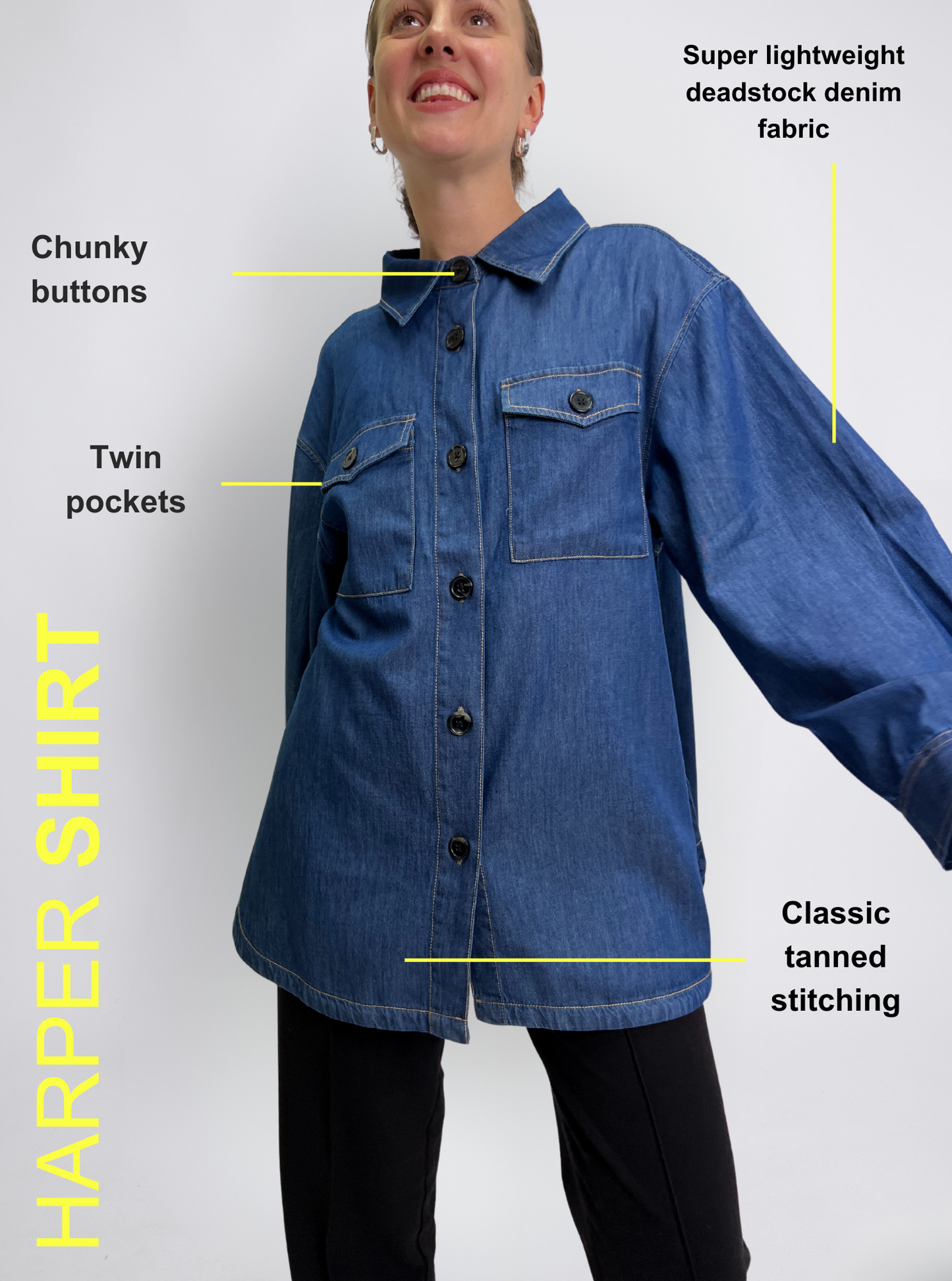 RTW - Harper Shirt - Light Denim