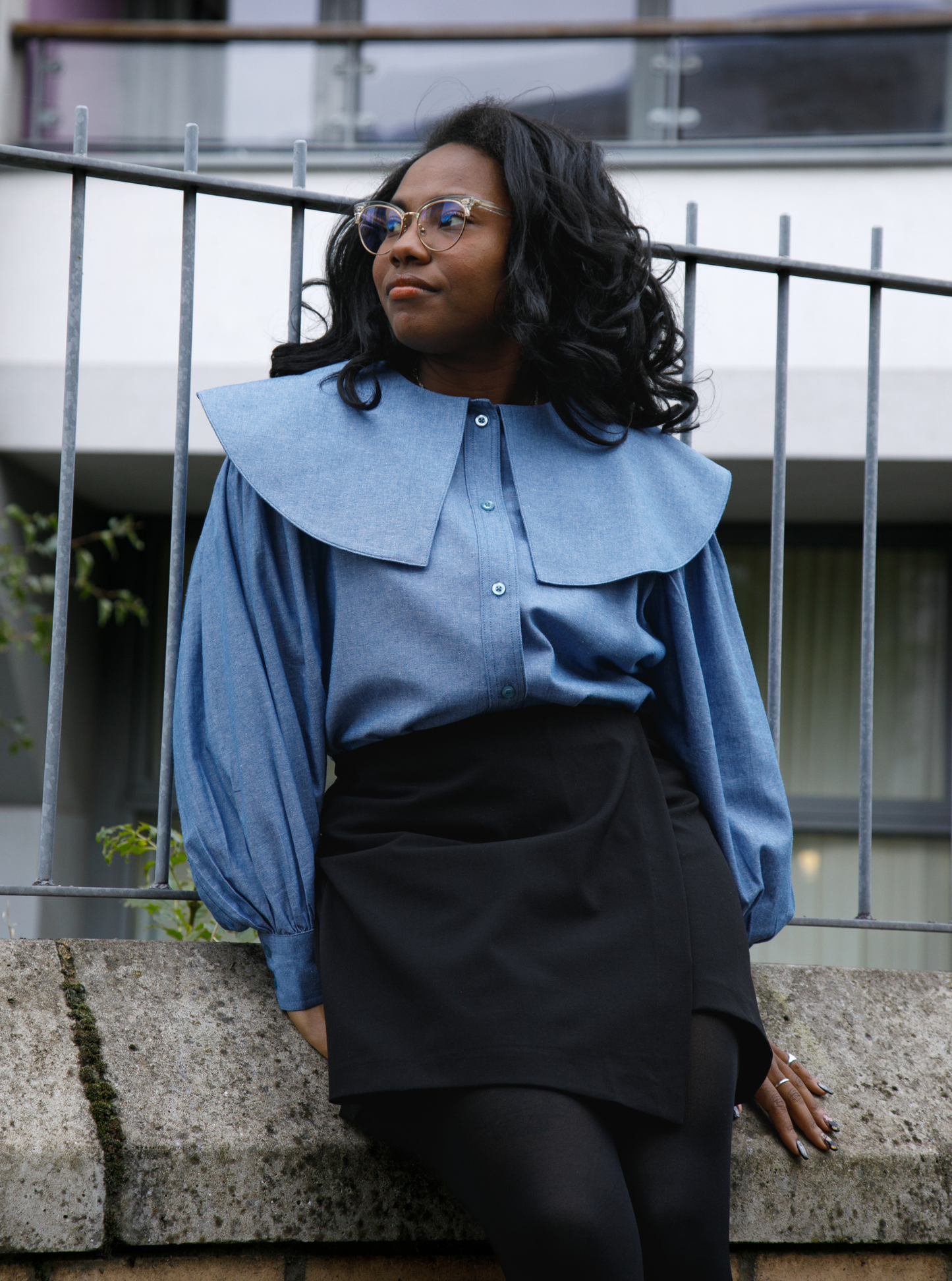 RTW - Lizzie Shirt - Blue Oxford