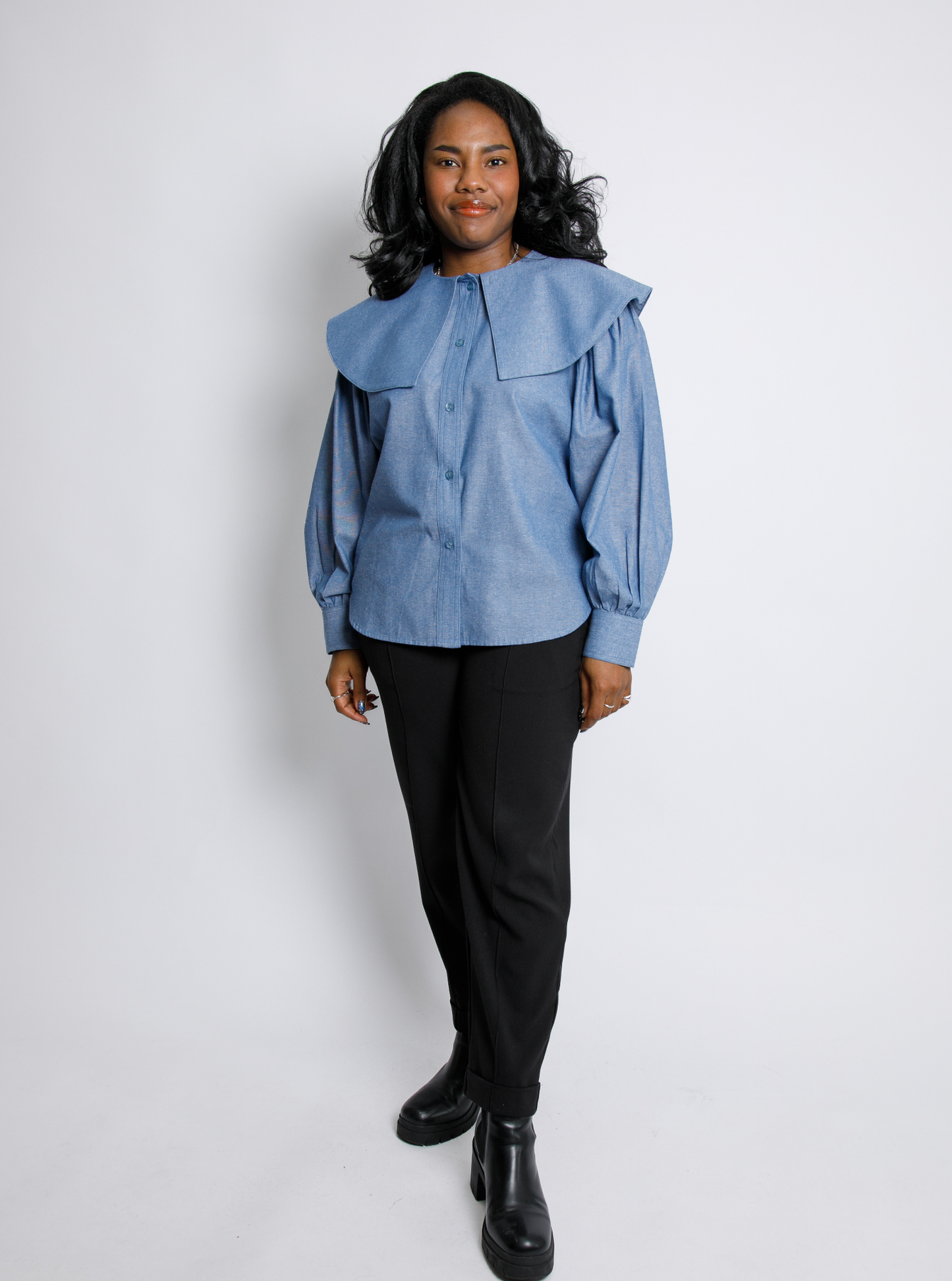 RTW - Lizzie Shirt - Blue Oxford