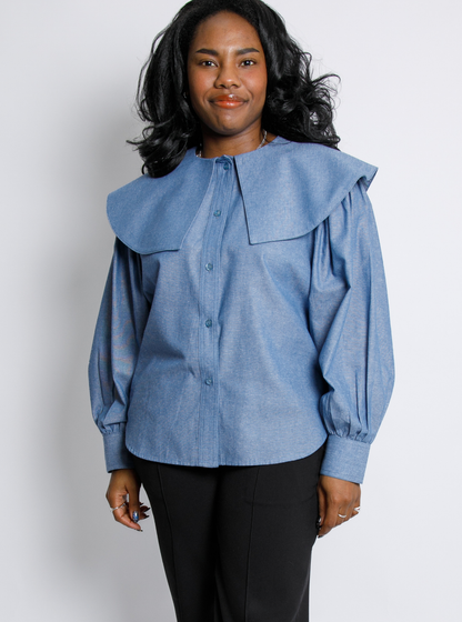 RTW - Lizzie Shirt - Blue Oxford