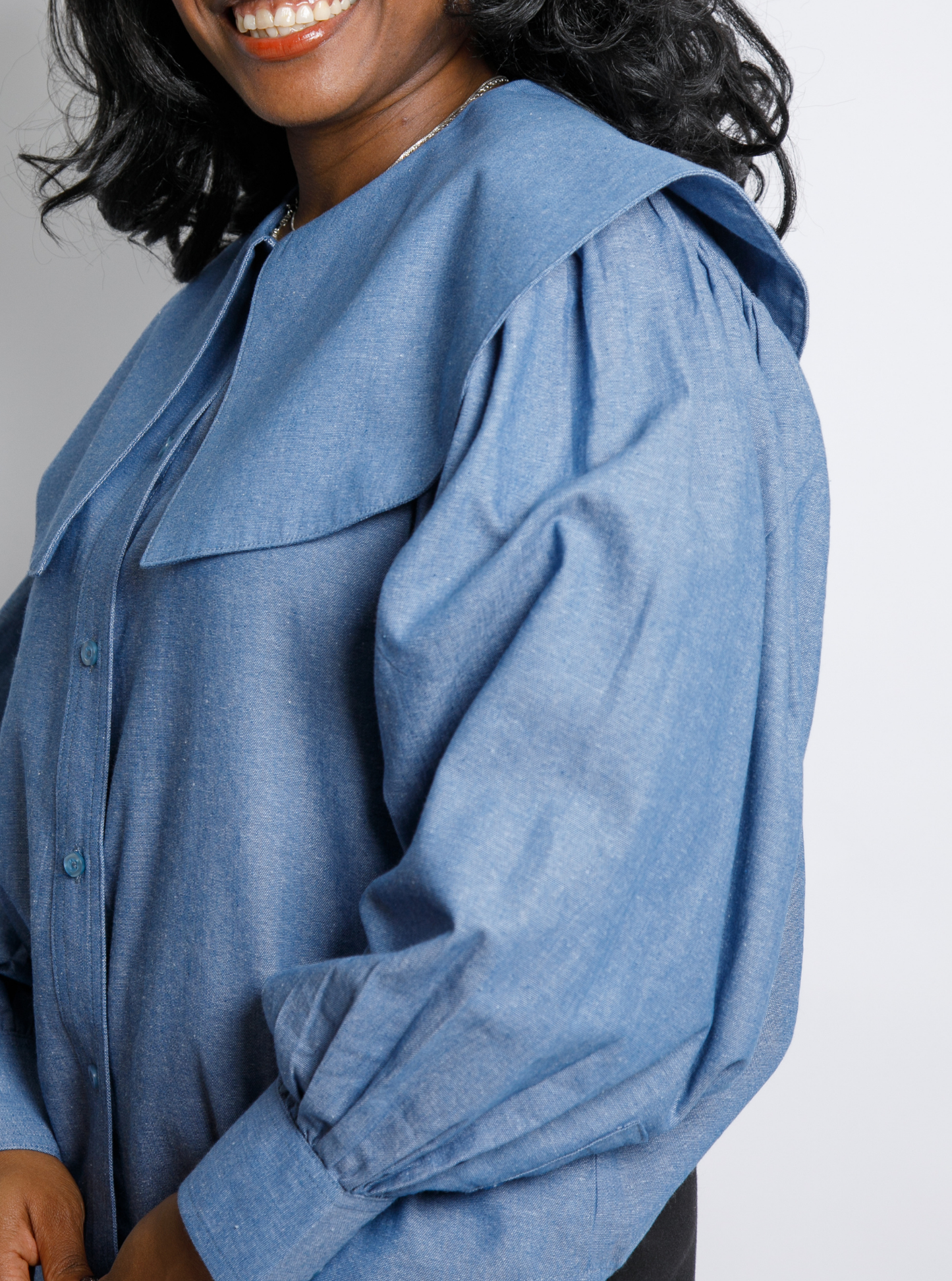 RTW - Lizzie Shirt - Blue Oxford