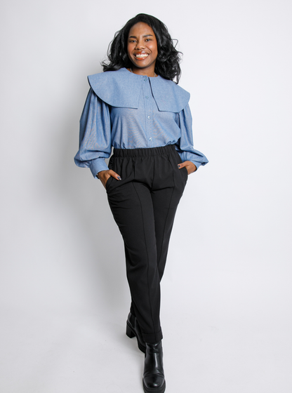 RTW - Lizzie Shirt - Blue Oxford