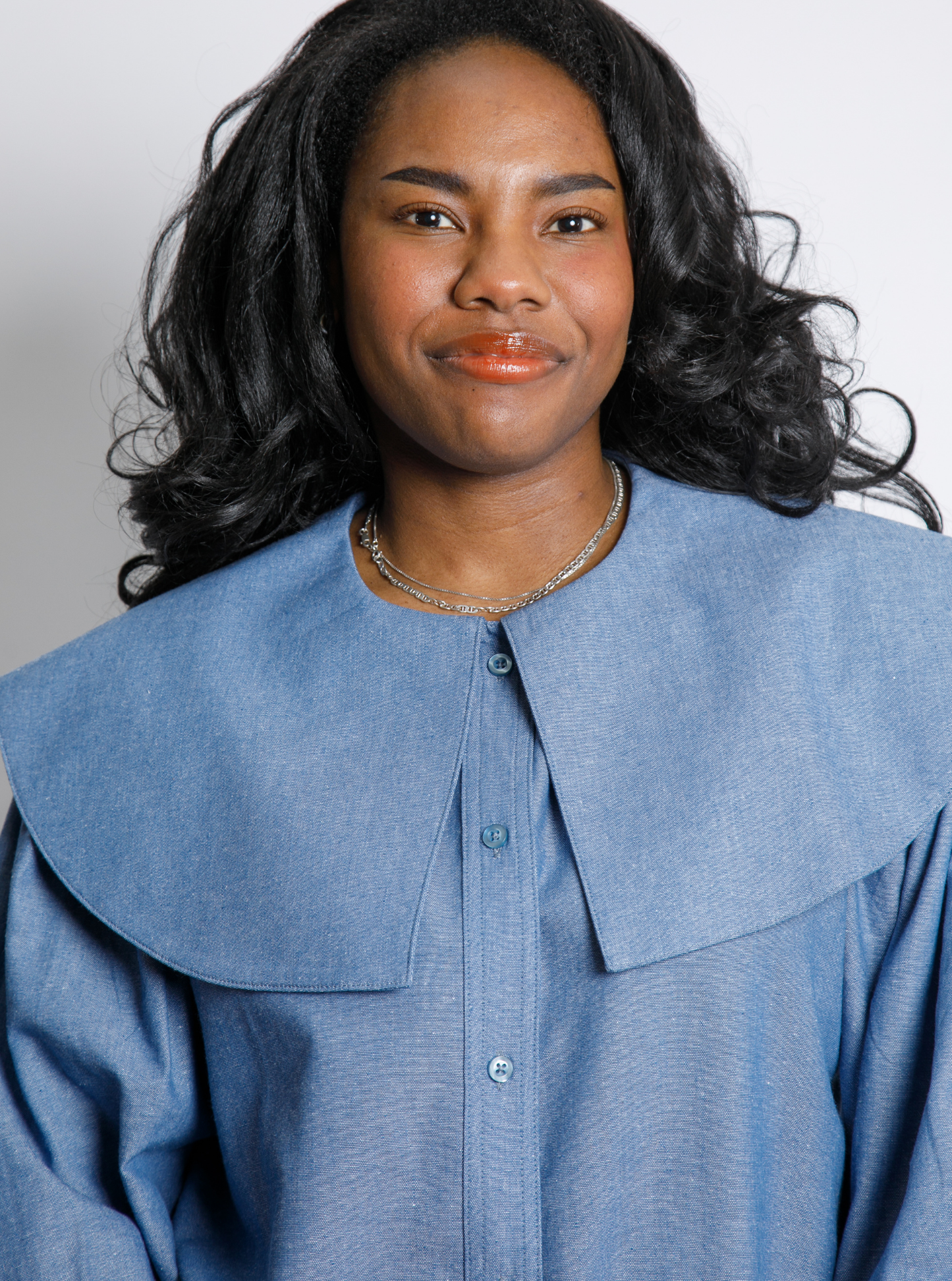 RTW - Lizzie Shirt - Blue Oxford