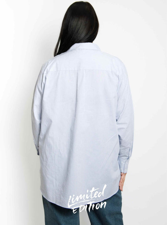 Lucy Shirt  - Thin Blue Stripe