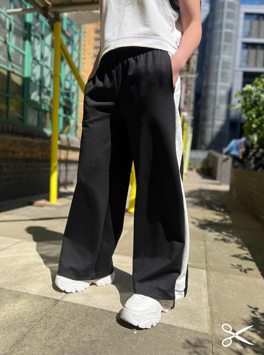 MTO - Ausra Wide Leg Trousers - Black
