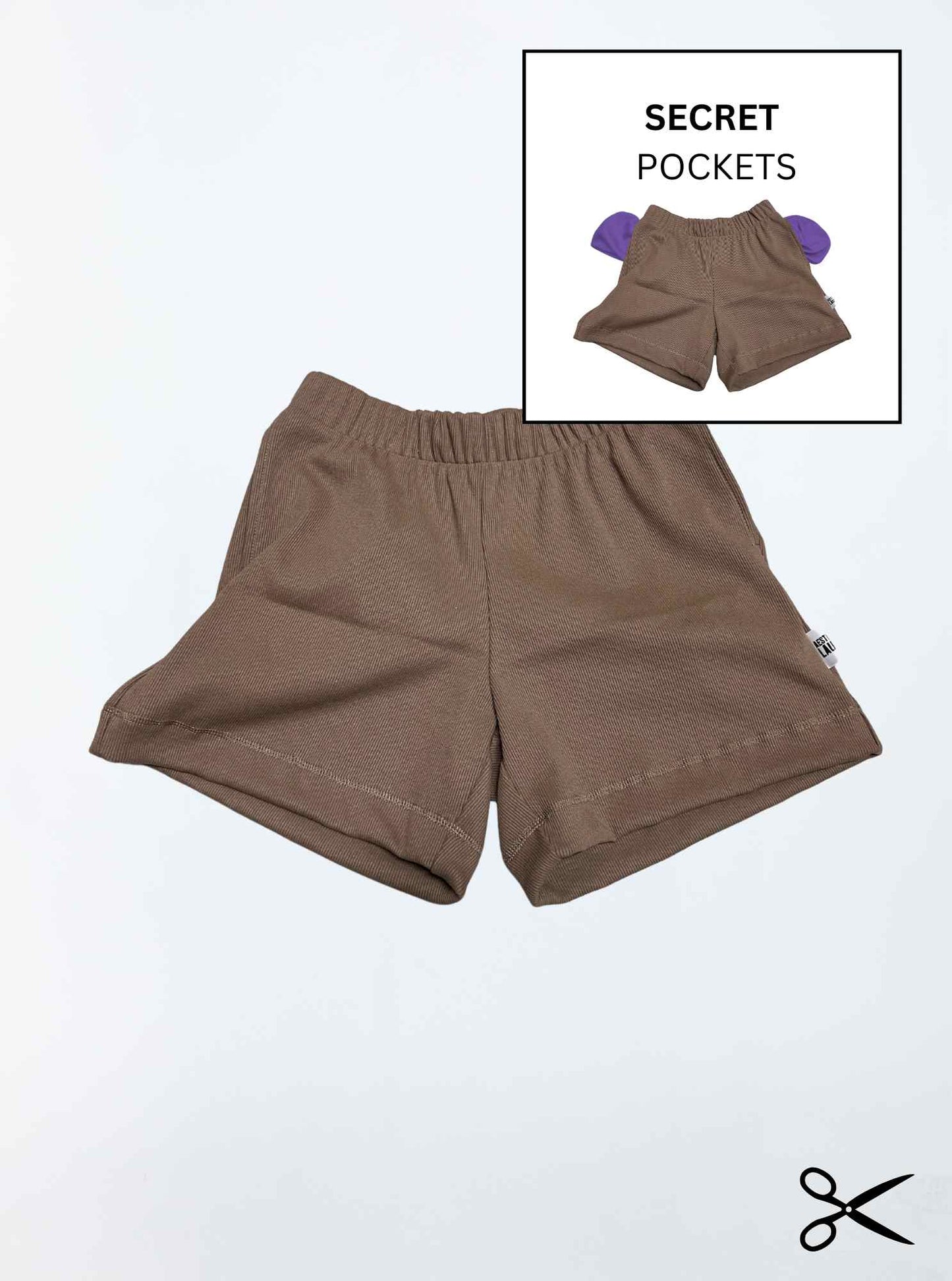 MTO - Secret Pocket Rib Shorts