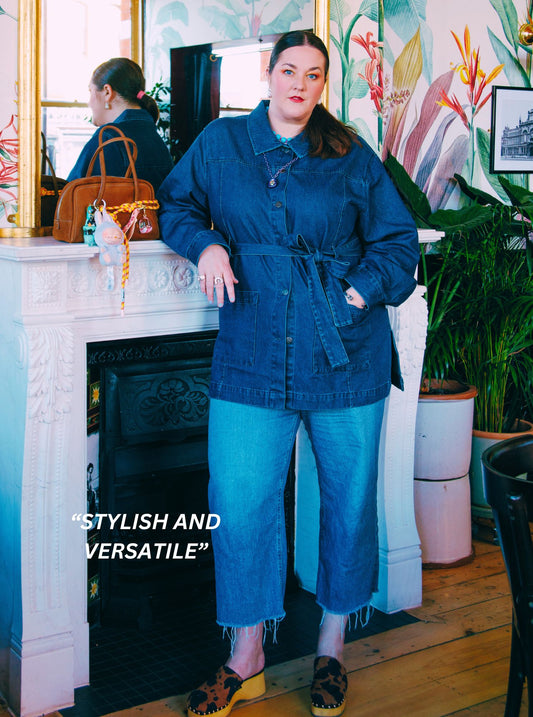 RTW - Larkin Shacket - Indigo